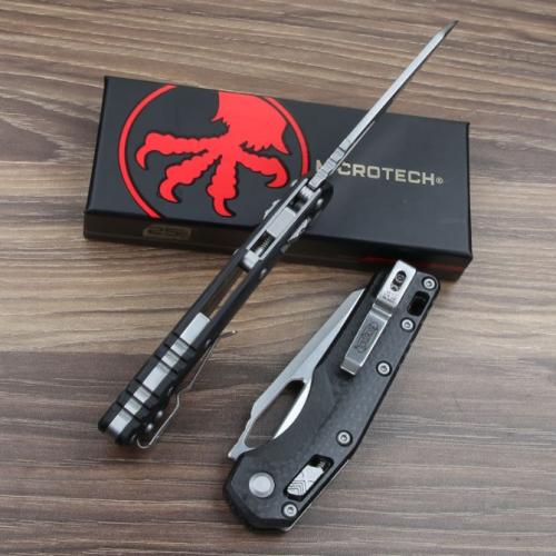 Microtech MSI Folding Knife with Carbon Fiber Handle