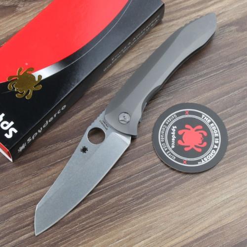 Spyderco C238TIP Folding Knife with Smooth Ceramic Bearings