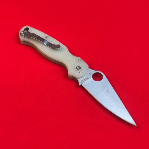 Spyderco C81 Folding Knife with Clear G10 Handle