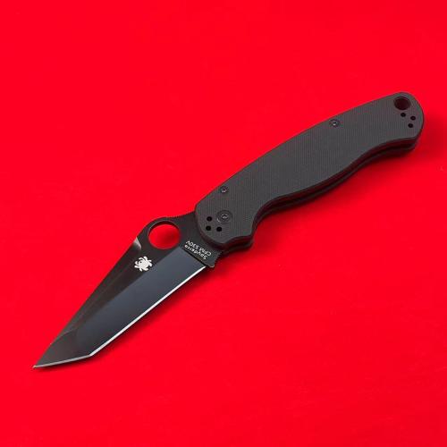 Spyderco C81 Folding Knife with Black G10 Handle