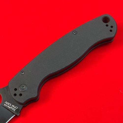 Spyderco C81 Folding Knife with Black G10 Handle