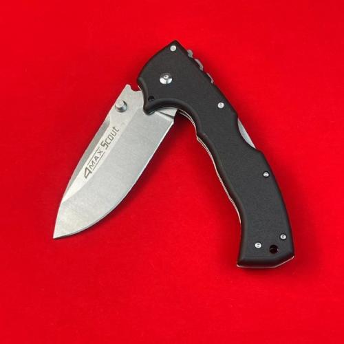 Cold Steel 4-Max Scout Folding Knife with Black Handle