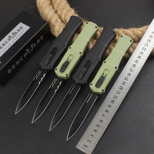 Introducing the 2024 Benchmade 3370GY Claymore OTF Knife.