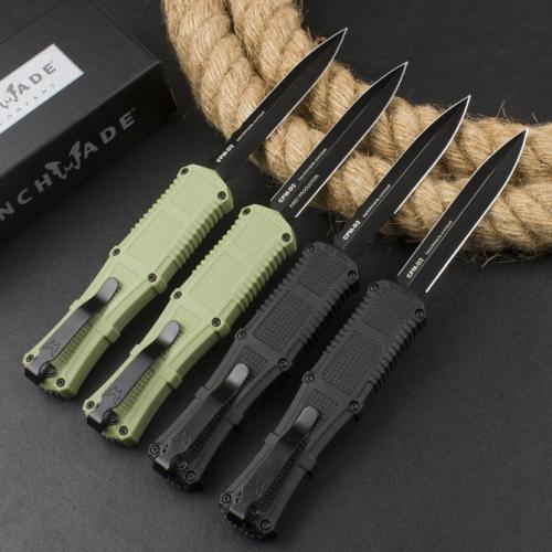 Introducing the 2024 Benchmade 3370GY Claymore OTF Knife.