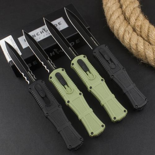 Introducing the 2024 Benchmade 3370GY Claymore OTF Knife.