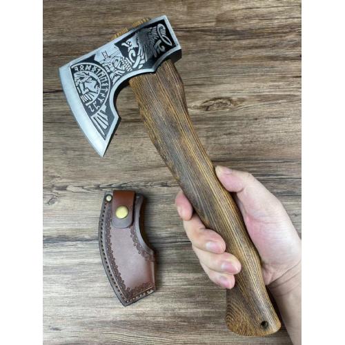 Steelhead CNC-Engraved Phoenix Totem Axe