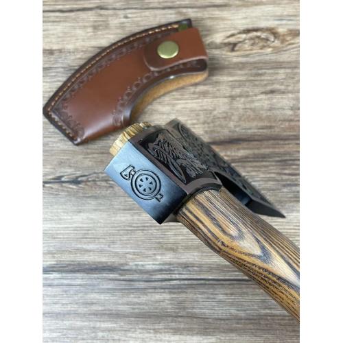 Steelhead CNC-Engraved Phoenix Totem Axe