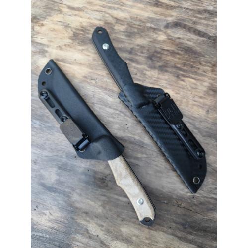 Chris Reeve Inyoni Fixed Blade Knife with Black Blade