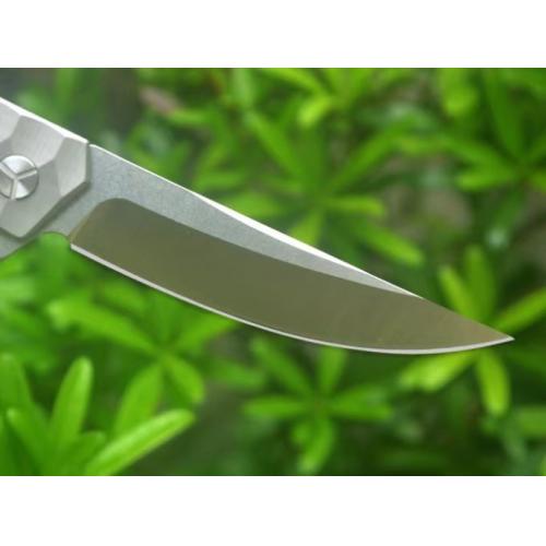 Introducing the Samurai Titanium Handle Quick-Open Folding Knife.