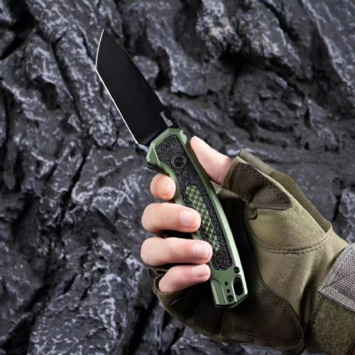 Kershaw 7105BLK Side-Open Knife (Full Edge)
