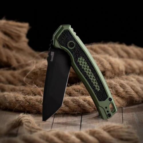 Kershaw 7105BLK Side-Open Knife (Full Edge)