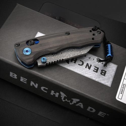 BENCHMADE Butterfly 290 Damascus Folding Knife