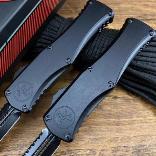 Introducing the Microtech Black Hera Serrated Edition.