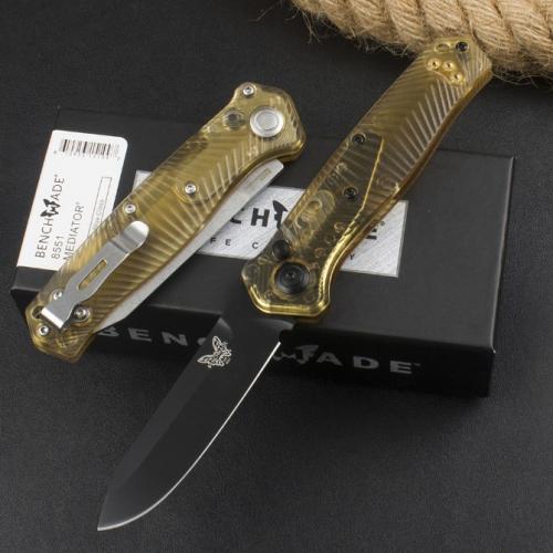 Introducing the new Benchmade 8551 Side-Opening Knife, featuring a sleek PEI handle.