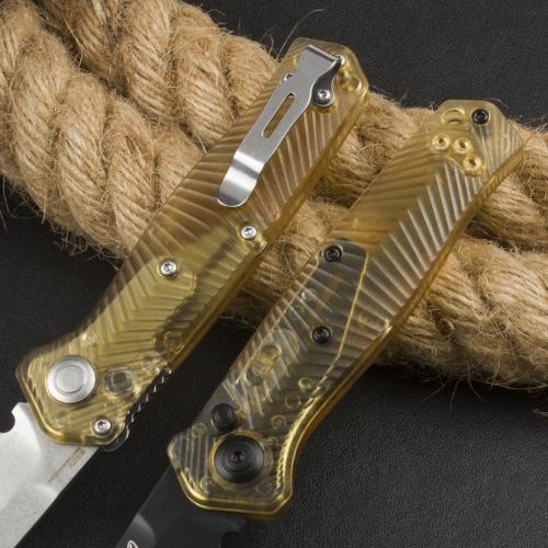 Introducing the new Benchmade 8551 Side-Opening Knife, featuring a sleek PEI handle.