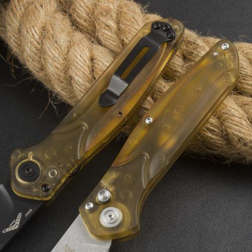 Introducing the new Benchmade 9400 Auto Knife, now featuring a PEI handle.