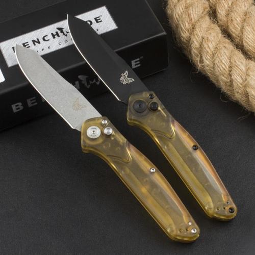 Introducing the new Benchmade 9400 Auto Knife, now featuring a PEI handle.