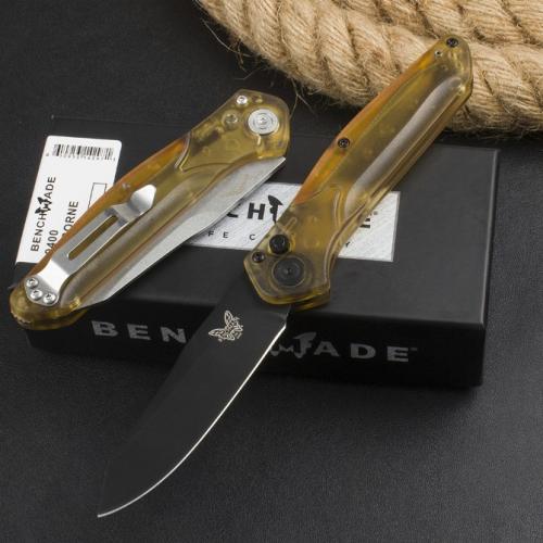 Introducing the new Benchmade 9400 Auto Knife, now featuring a PEI handle.