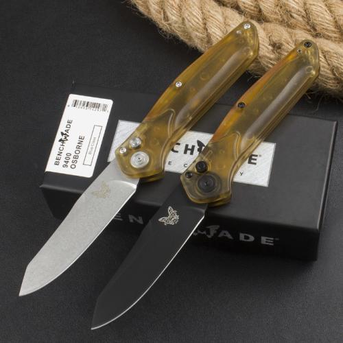 Introducing the new Benchmade 9400 Auto Knife, now featuring a PEI handle.