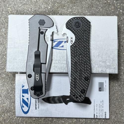 ZT0620CF Titanium Folding Knife with Ceramic Bearings: Precision and Performance in Your Pocket