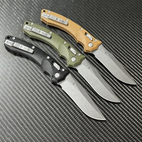 Microtech Amphibious Folding Knife with G10 Handle