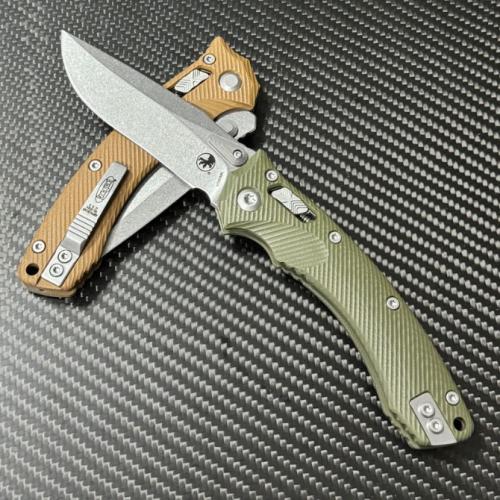 Microtech Amphibious Folding Knife with G10 Handle