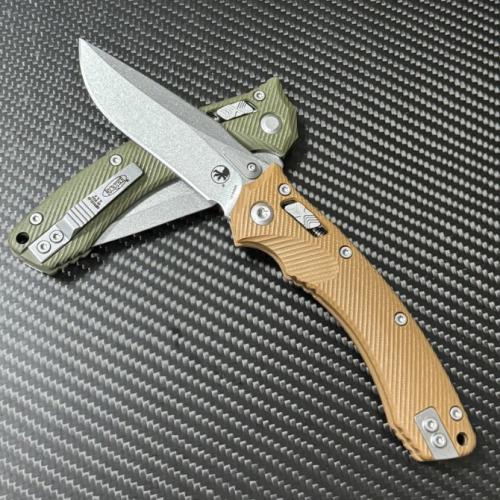 Microtech Amphibious Folding Knife with G10 Handle