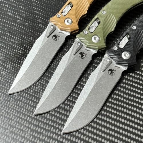 Microtech Amphibious Folding Knife with G10 Handle