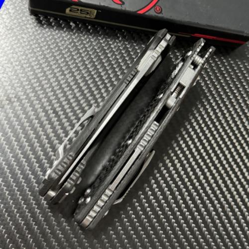 MICROTECH Amphibious Folding Knife with Carbon Fiber Handle