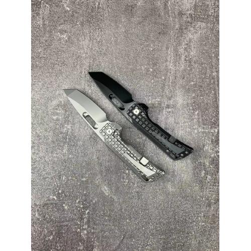Pterosaur Titanium Alloy Premium Folding Knife (Available in Two Styles with Textured Flathead)