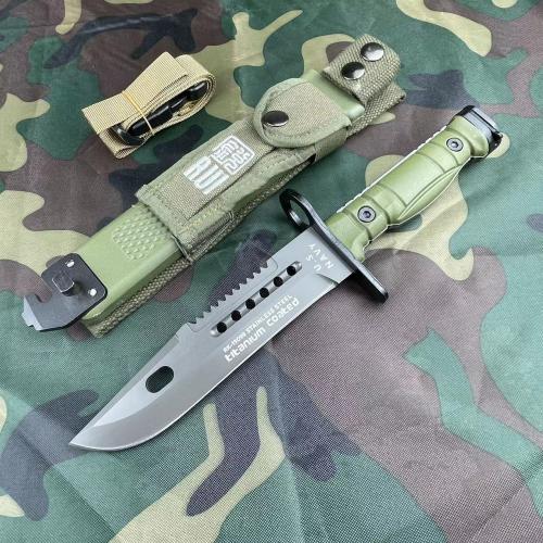 US Navy SEALs Standard Issue Bayonet (Green Tip)