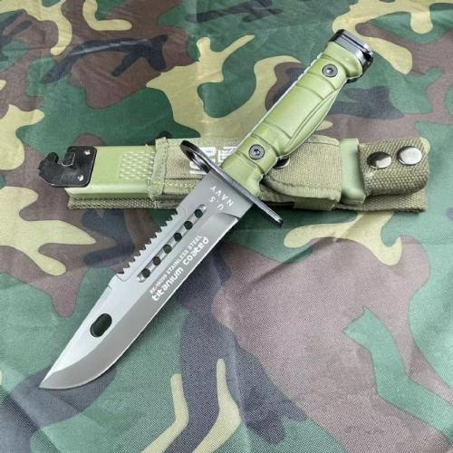 US Navy SEALs Standard Issue Bayonet (Green Tip)
