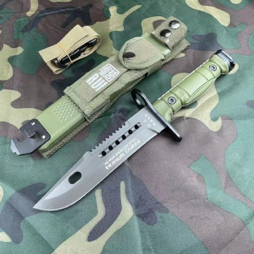 US Navy SEALs Standard Issue Bayonet (Green Tip)