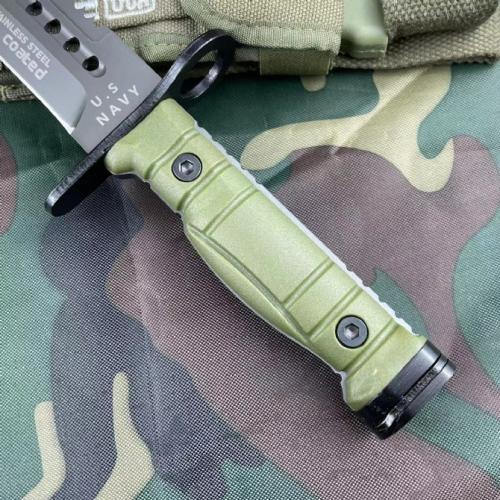 US Navy SEALs Standard Issue Bayonet (Green Tip)