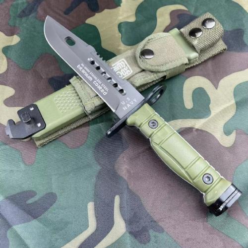 US Navy SEALs Standard Issue Bayonet (Green Tip)