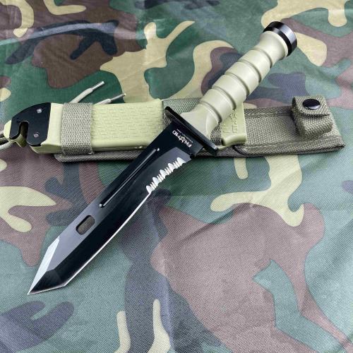 FOX Italian Military Knife in Green