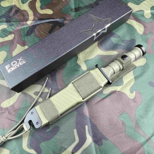 FOX Italian Military Knife in Green