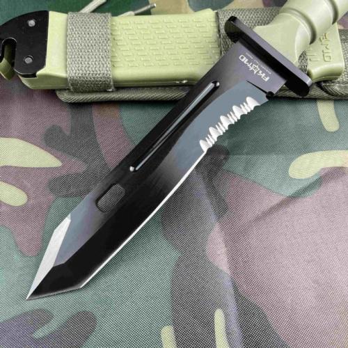 FOX Italian Military Knife in Green