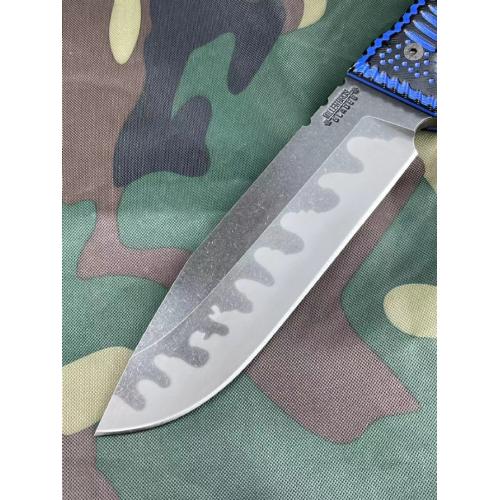 Miller Bros. Blades M8 Knife with Blue Handle