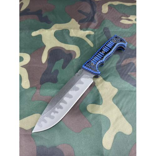 Miller Bros. Blades M8 Knife with Blue Handle
