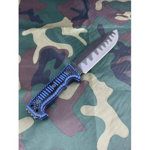 Miller Bros. Blades M8 Knife with Blue Handle