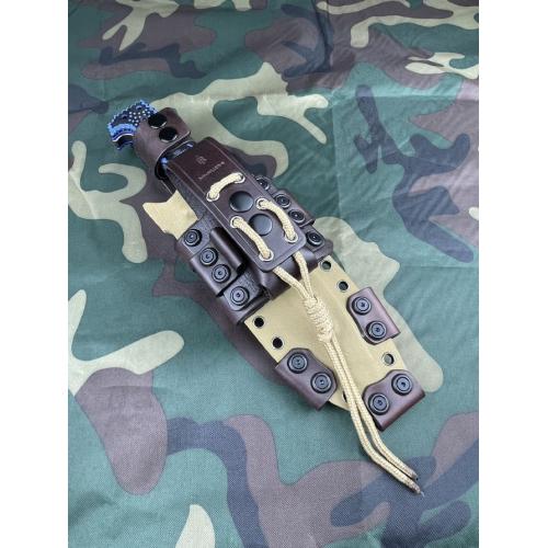 Miller Bros. Blades M8 Knife with Blue Handle