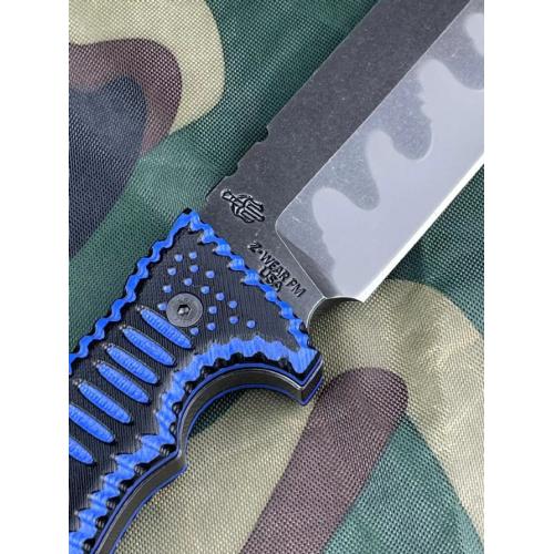 Miller Bros. Blades M8 Knife with Blue Handle