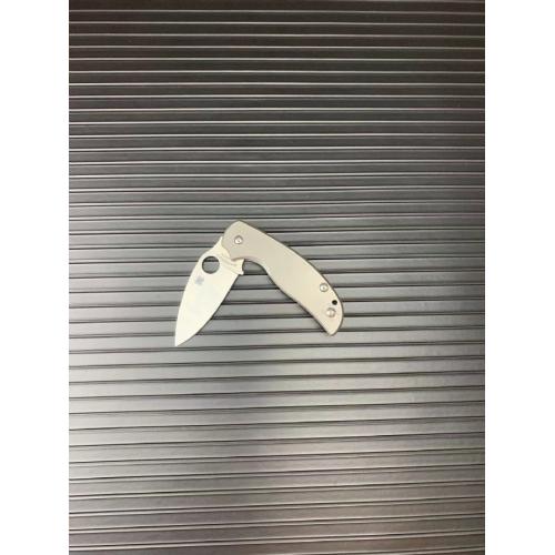 Spyderco C123 Titanium Back Lock Folding Knife
