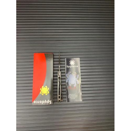Spyderco C123 Titanium Back Lock Folding Knife