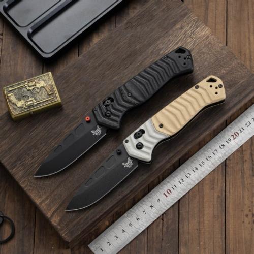 Introducing the 2024 Benchmade 593BK Tactical Folding Knife.