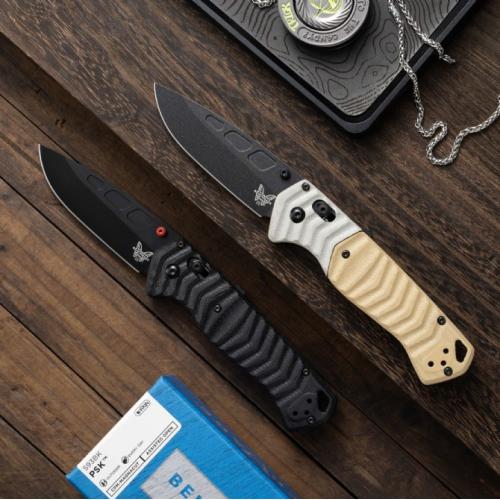Introducing the 2024 Benchmade 593BK Tactical Folding Knife.