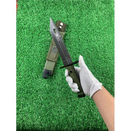 US Navy SEALs Tactical Bayonet (Green Square Tip)