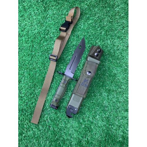 US Navy SEALs Tactical Bayonet (Green Square Tip)