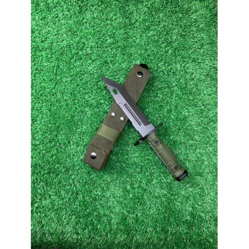 US Navy SEALs Tactical Bayonet (Green Square Tip)